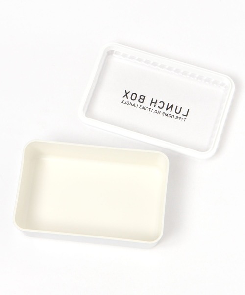 LAKOLE（ラコレ） 弁当箱 モノクロシルバードームランチボックス
