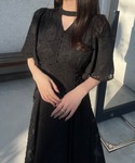 ワンピース シアージャガードレースアップチョー...の詳細画像1