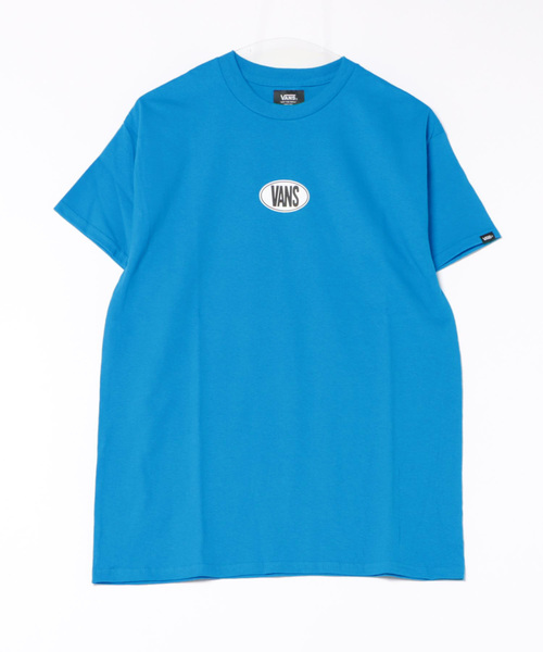 vans tシャツ VANS ヴァンズ M OVAL LOGO SSTEE ショートスリーブ 124R1012200 ABC-MART限定 BLUE メンズ | VANS