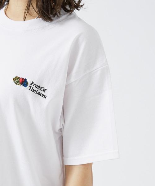 MEDM 半袖 Tシャツ ロゴ 刺繍 バックプリント 大人気 男女兼用 半袖 Tシャツ バックプリント×刺繍 クルーネック トップス
