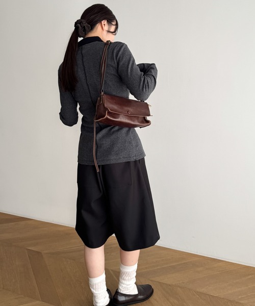 CANAL JEAN ショルダーバッグ バッグ El mar レクタングルレザー