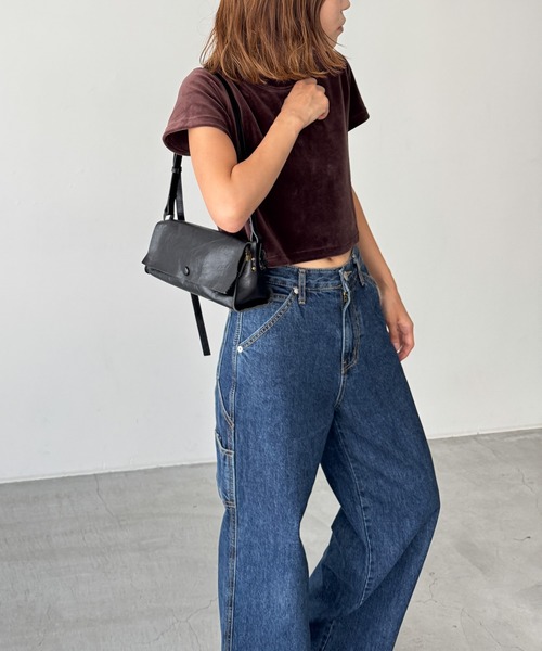CANAL JEAN ショルダーバッグ バッグ El mar レクタングルレザー