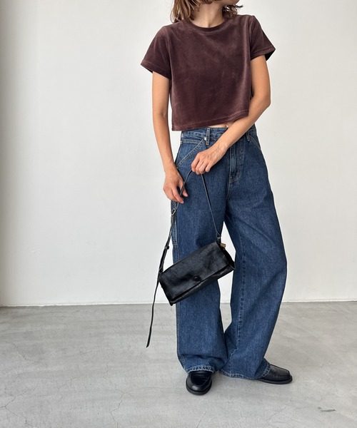うゆちゅせよ　 El mar　レクタングルレザーショルダーバッグ El marレクタングルレザーショルダーバッグ | CANAL JEAN