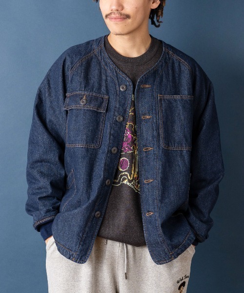 gym master（ジムマスター） ジャケット ノーカラージャケット 中