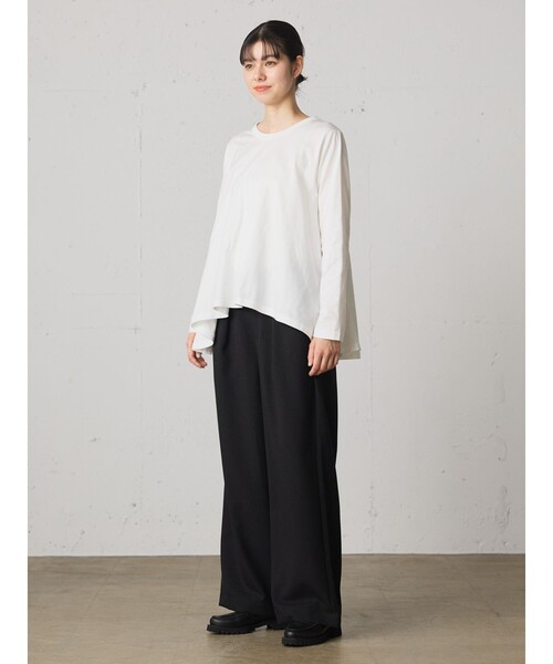 MidiUmi（ミディウミ） パンツ タックイージーパンツ レディース