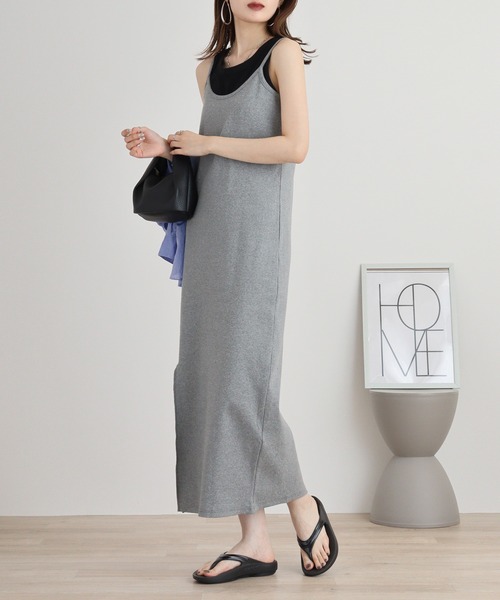 LAUBEBLANC アンサンブル　gray 再入荷】Crew neck Knit pullover – L'AUBE BLANC