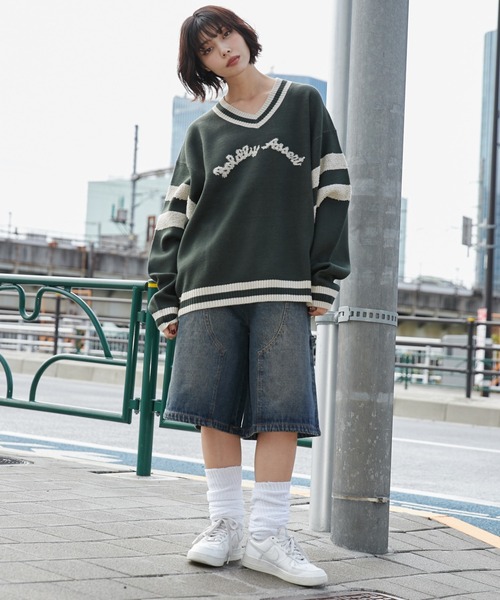 WEGO（ウィゴー） セーター ニット WEGO/ラインチルデンニットプル