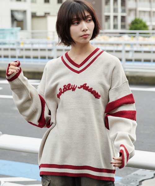 W/Cチルデンプルオーバー◆ ラインチルデンニットプルオーバー[品番：WG010092449]｜WEGO