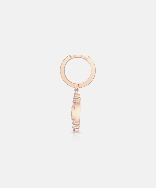 ピアス 「メトロシティ」Mベーシッククローバーゴールドピアス リング ポイント レディースの画像