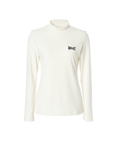 tシャツ 「WAAC」WOMENS CORDURAベア天竺 長袖モックネック レディース セール】《WAAC》WOMENS CORDURAベア天竺 長袖モックネック（T