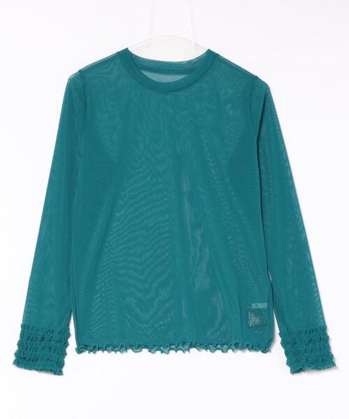 tシャツ パワーチュール袖フリルカットソー レディース パワーチュール袖フリルカットソー（カットソー）｜H.A.K（ハク