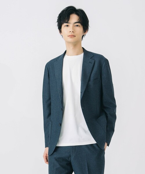 BEAMS HEART テーラードジャケット XLサイズ ニット ブラック BEAMS HEART ジャケット テーラードジャケット 「セットアップ