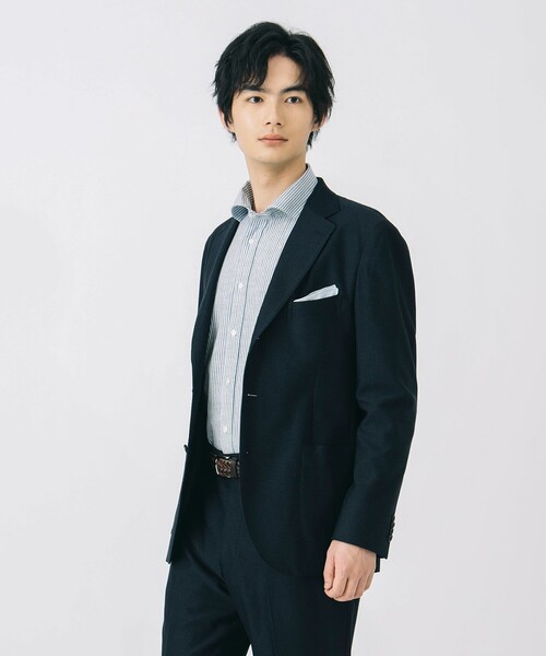BEAMS HEART テーラードジャケット LLサイズ ニット ネイビー BEAMS HEART ジャケット テーラードジャケット 「セットアップ