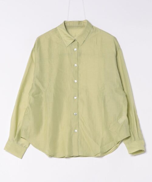 MidiUmi ブラウス シャツ ビックシアーシャツ レディース