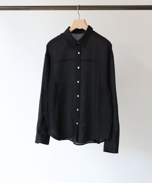 ミディウミ　ブラウス MidiUmi ブラウス シャツ ビックシアーシャツ レディース