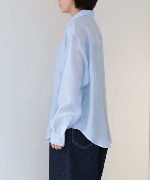 midiumi ブラウス MidiUmi ブラウス シャツ ビックシアーシャツ レディース