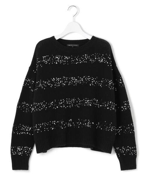 ニット セーター 「滝沢眞規子さん着用/一部店舗限定」スパングル