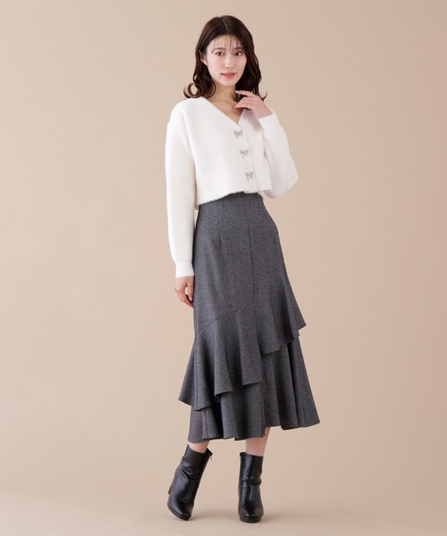 ameri vintage デニムスカート アシメ マーメイドスカート Ameri VINTAGE - AMERI パッチワーク デニムスカート の通販 by