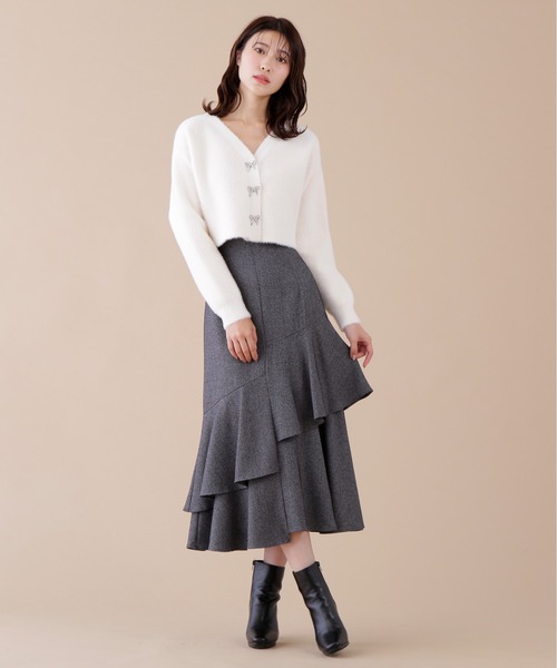 JILLSTUART❤︎大人可愛いアシメレーススカート JILL by STUART スカート アシメヘムマーメイドスカート