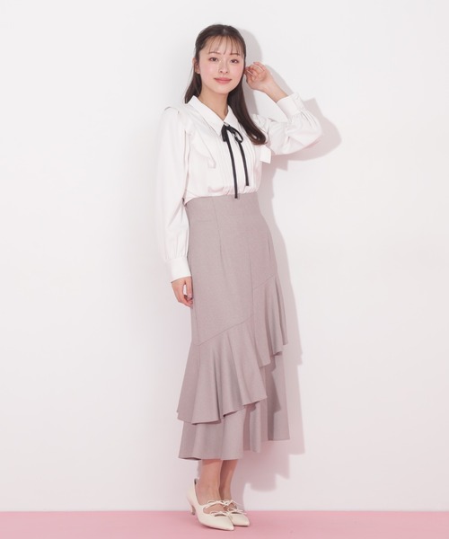 JILLSTUART❤︎大人可愛いアシメレーススカート JILL by STUART スカート アシメヘムマーメイドスカート