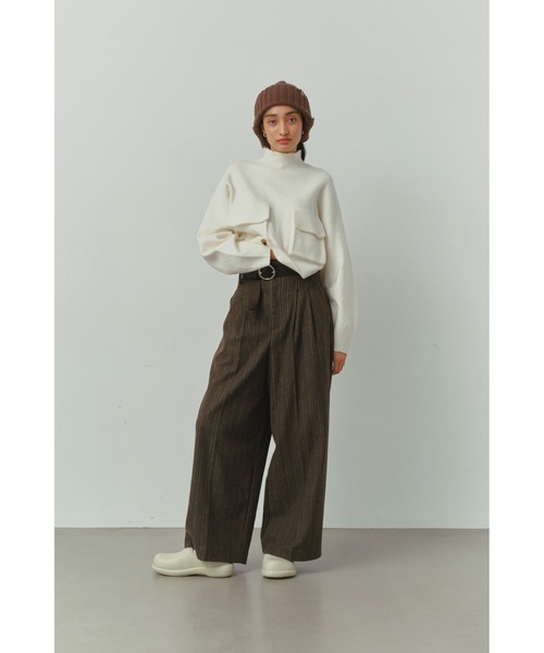 ALEXIA STAM ニット セーター Double Pocket Knit Top /ダブル
