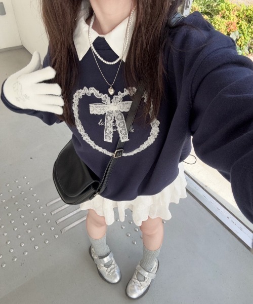 nemne（ネンネ） トレーナー スウェット アソート裏起毛スウェット