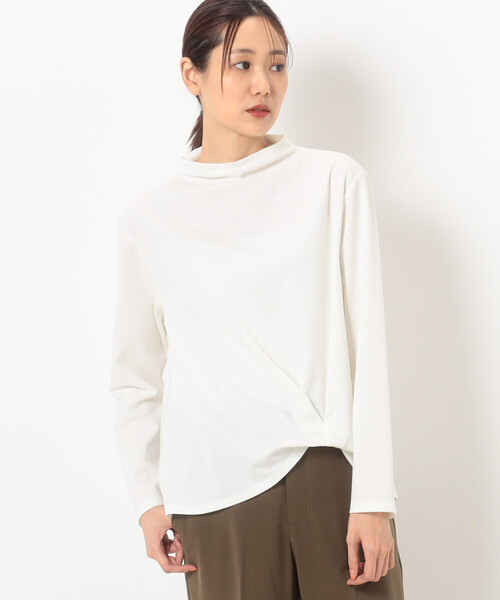 tシャツ ポンチ ワンタックプルオーバー レディース