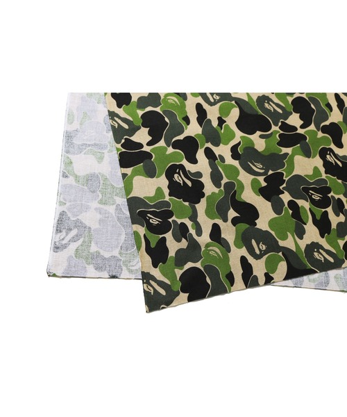 新品 A BATHING APE ABC CAMO イエローカモ ハンカチ A BATHING APE ハンカチ ABC CAMO TENUGUI メンズ レディース