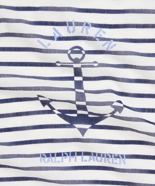 ★ポロラルフローレン★ ストライプド スクエア スカーフ RALPH LAUREN｜Polo ベア ストライプド スクエア スカーフ