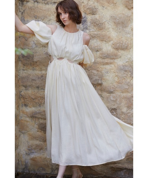 Estella.K ワンピース Rosie Cutout Long Dress カットアウトソフト