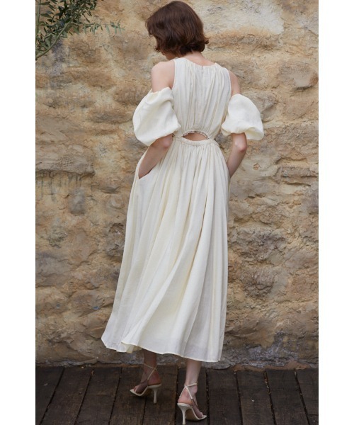 Estella.K ワンピース Rosie Cutout Long Dress カットアウトソフト