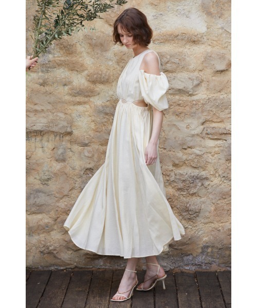Estella.K ワンピース Rosie Cutout Long Dress カットアウトソフト