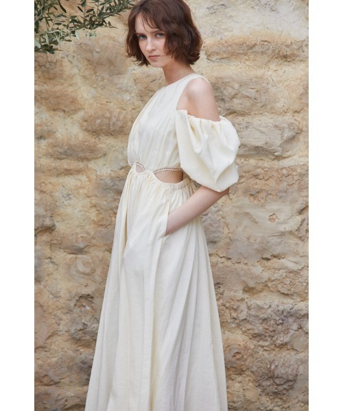 Estella.K ワンピース Rosie Cutout Long Dress カットアウトソフト