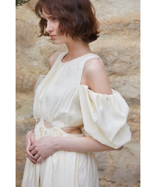 Estella.K ワンピース Rosie Cutout Long Dress カットアウトソフト