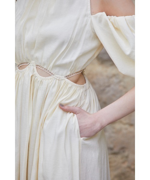 Estella.K ワンピース Rosie Cutout Long Dress カットアウトソフト