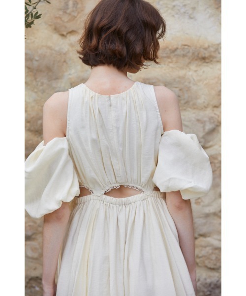 Estella.K ワンピース Rosie Cutout Long Dress カットアウトソフト