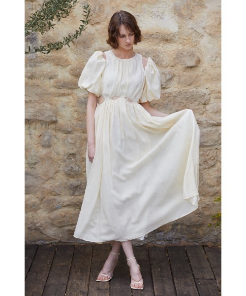 Estella.K ワンピース Rosie Cutout Long Dress カットアウトソフト