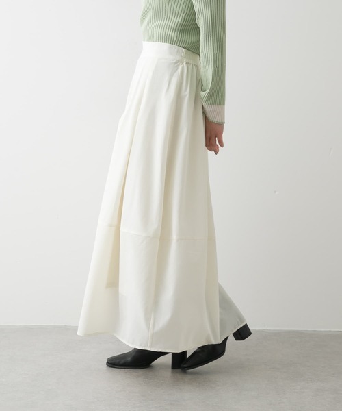 SENSE OF PLACE by URBAN RESEARCH スカート タックボリュームコクーン