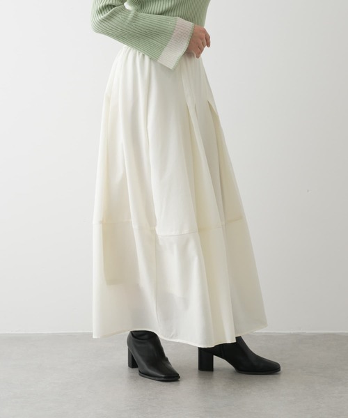 SENSE OF PLACE by URBAN RESEARCH スカート タックボリュームコクーン