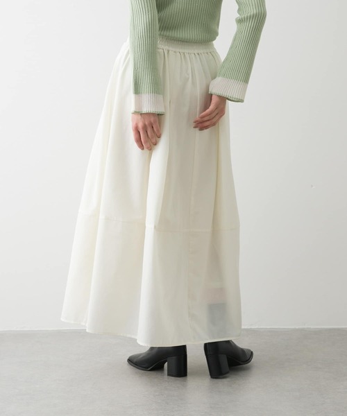 SENSE OF PLACE by URBAN RESEARCH スカート タックボリュームコクーン