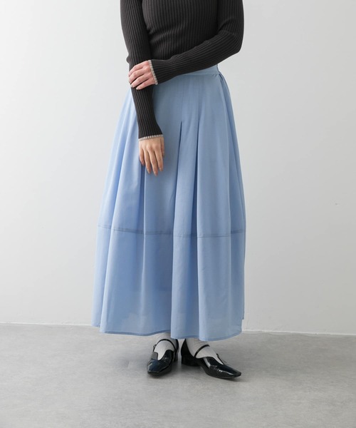 SENSE OF PLACE by URBAN RESEARCH スカート タックボリュームコクーン