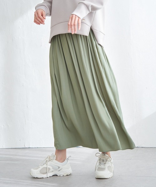 ikka（イッカ） パンツ カッセンボリュームラップスカーチョ