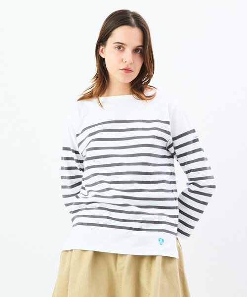 tシャツ ORCIVAL | ラッセルフレンチセーラーTシャツ WOMEN レディース