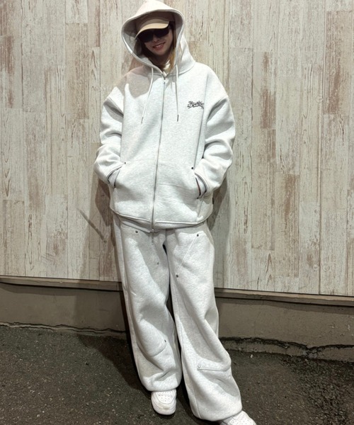 ATMARK ワイドパンツ スウェットパンツ ジャージ 「2サイズ展開 