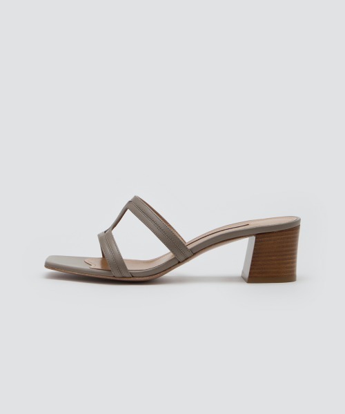 PELLICO サンダル SILVER カナーレ 5.0cm TAUPE レディース