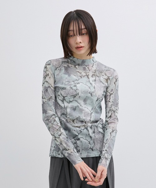 値下げ中！United tokyo シアートップス UNITED TOKYO（ユナイテッドトウキョウ） tシャツ マーブルストーン