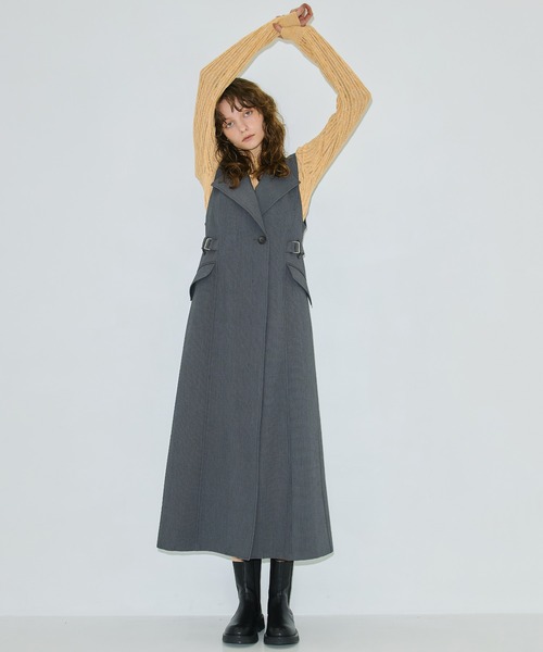 PUBLIC TOKYO（パブリックトウキョウ） ジャンパースカート ベルテッド