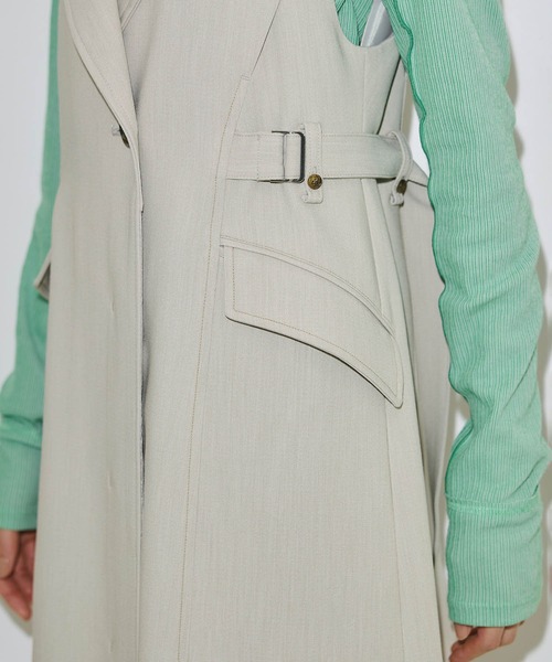 PUBLIC TOKYO（パブリックトウキョウ） ジャンパースカート ベルテッド