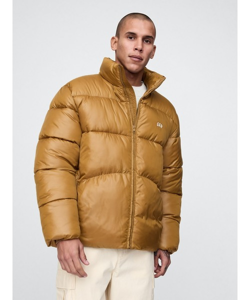 GAP（ギャップ） 中綿ブルゾン X-LARGE ブラウン メンズ : ZOZOTOWN