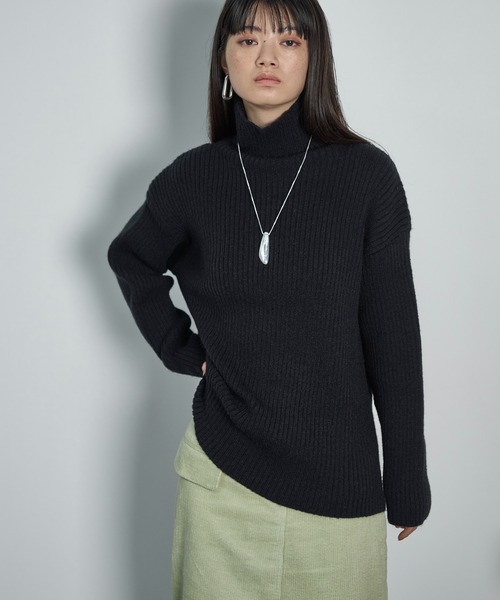 「THE YOn」 タートルネックニット FREE アイボリー レディース_画像6